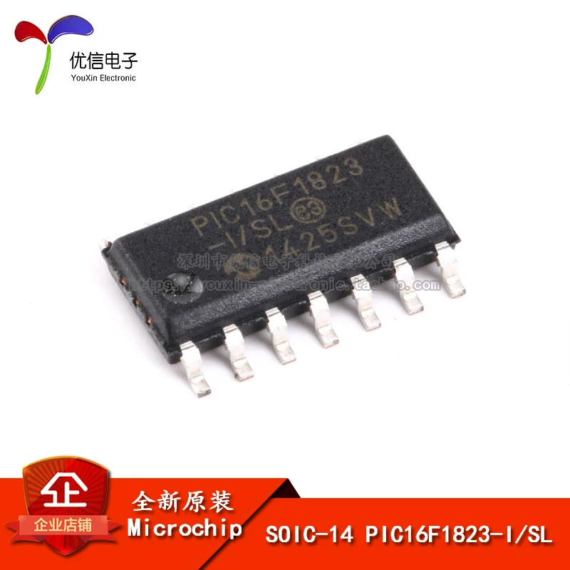 

Chip PIC16F1823-I/SL chip microcontroller 8 bit 32MHZ