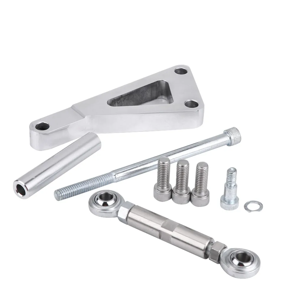 

Polished Aluminum Alternator Bracket Kit Water Pump Lwp Bracket Set for Chevy SBC 350 Part Number PCE232 1002