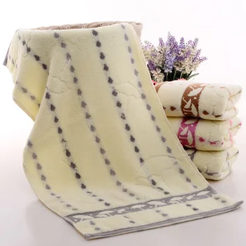 

Bath Towel Super Absorbent Soft Washcloth The Bath Pure Cotton Siege Back Word Bath 33 x 74cm high quality bath towels Dropship