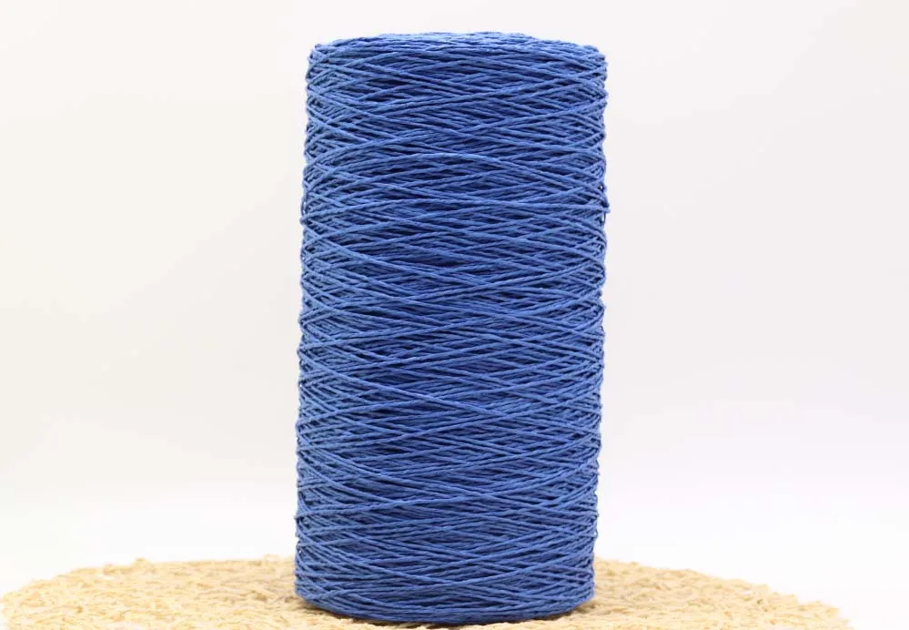 navy blue 500 г/лот летняя пряжа для соломенной шляпки корзина окрашенные соломенные из пальмового волокна нить пряжа для вязания крючком для ручной работы поставщик - Цвет: navy blue