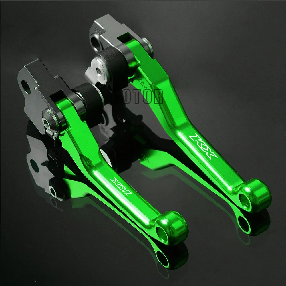 GN For KX450F 13-16 Мотоциклетный тормоз сцепления Сводные Рычаги Для Kawasaki KX65 KX85 KX125 KX250 KX250F KX450F Байк велосипед, способный преодолевать Броды для KX 65 85 125 250 250F 450F F - Цвет: GN For KX450F 13-16