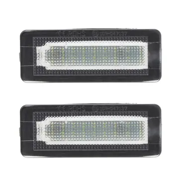 

2x 18 SMD LED License Plate Number Light Lamp Error Free For Benz Smart Fortwo Coupe Convertible 450 451 W450 W453