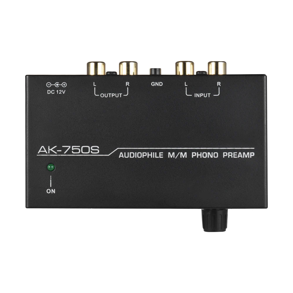 Audiophile M/M Phono предусилитель с регуляторами уровня RCA входные и выходные интерфейсы US/EU plug