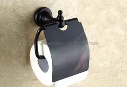 Черный Масло Втирают Латунь настенное крепление держатель туалетной бумаги, держатель для ванной держатель рулона бумаги Nba824