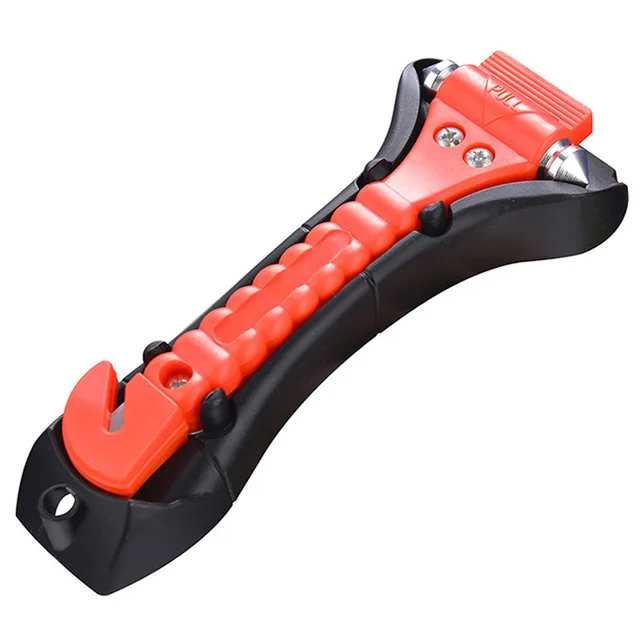 Emergency Escape Tool Auto Car Window Glass Hammer Breaker Seat Belt Cutter 2in1