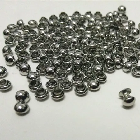 

DIY200Sets 4mm Accessories Silver Mushroom Rivets Leather Craft Punk Studs Shipping Free