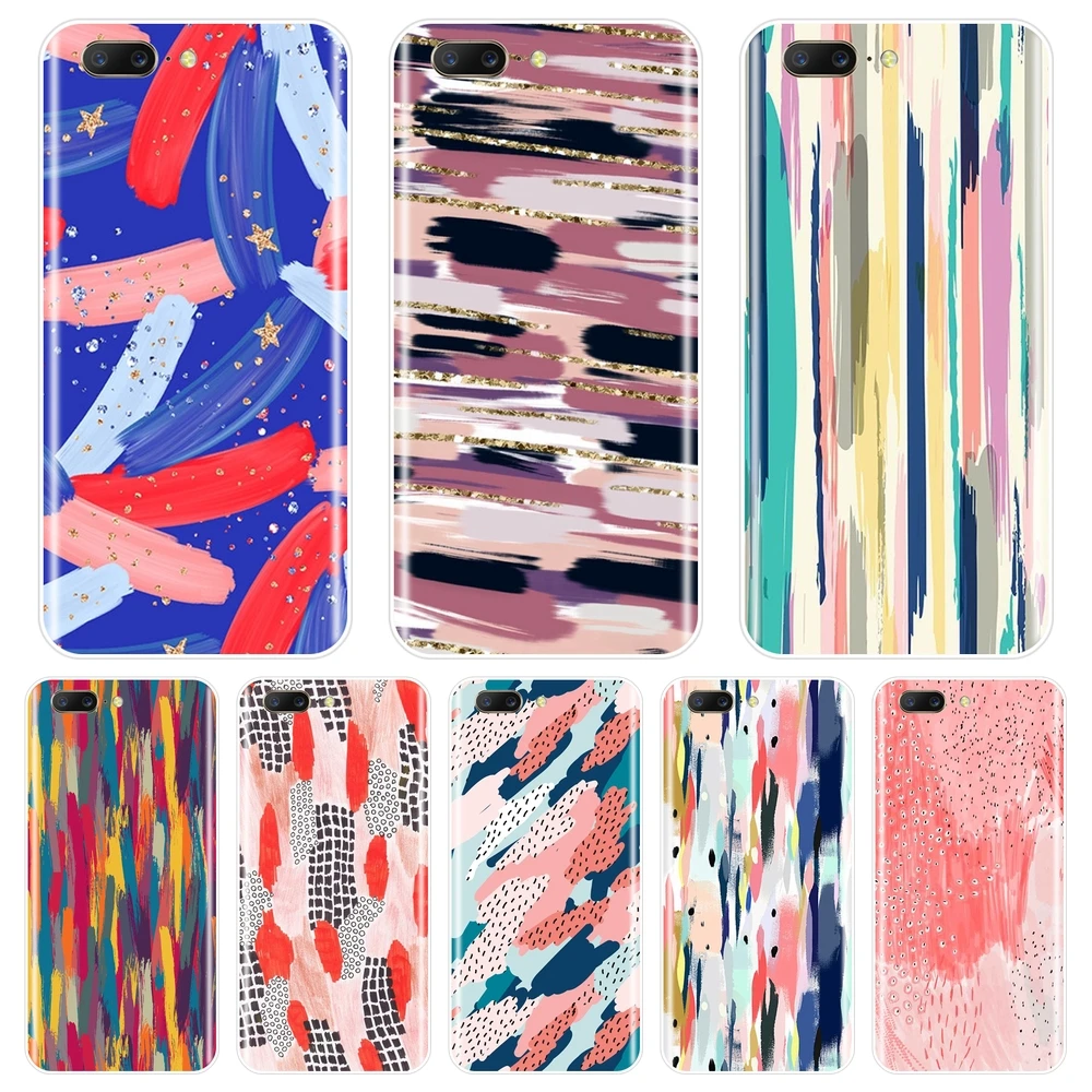 

Art Graffiti Stripes Abstract Pink Phone Case For One Plus 6 6T 5 5T 3 3T Soft Silicone Back Cover For OnePlus 3 3T 5 5T 6 6T