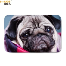 HUGSIDEA каваи 3D Мопс печать коврики Добро пожаловать вход ковры для гостиной/спальни Модные животные стиль Коврики Ковры