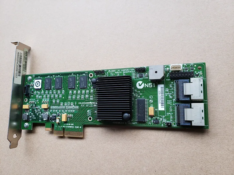 MegaRAID SAS 8708ELP LSI00141 RAID5.6.0.1 SFF8087 256 Мб кэш память 16 портов мини 3 Гб PCI E X8 карта