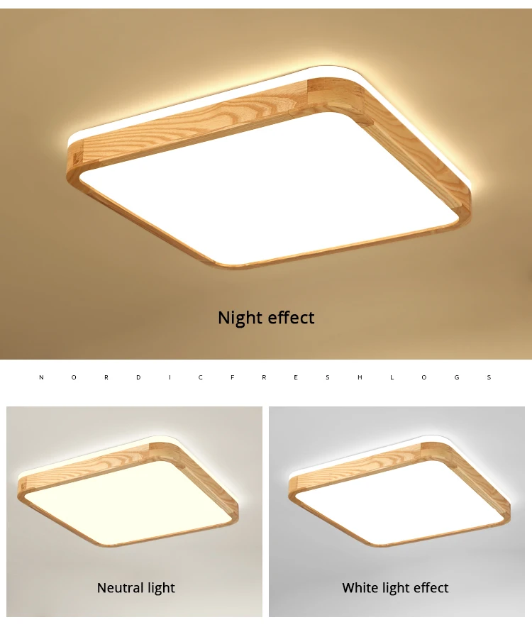 q (11)Ceiling Lights Wood