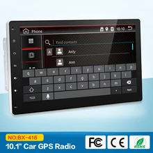 2din 10 1 inch Android 6 0 3G Wifi Car radio GPS Navigation 2 din Car