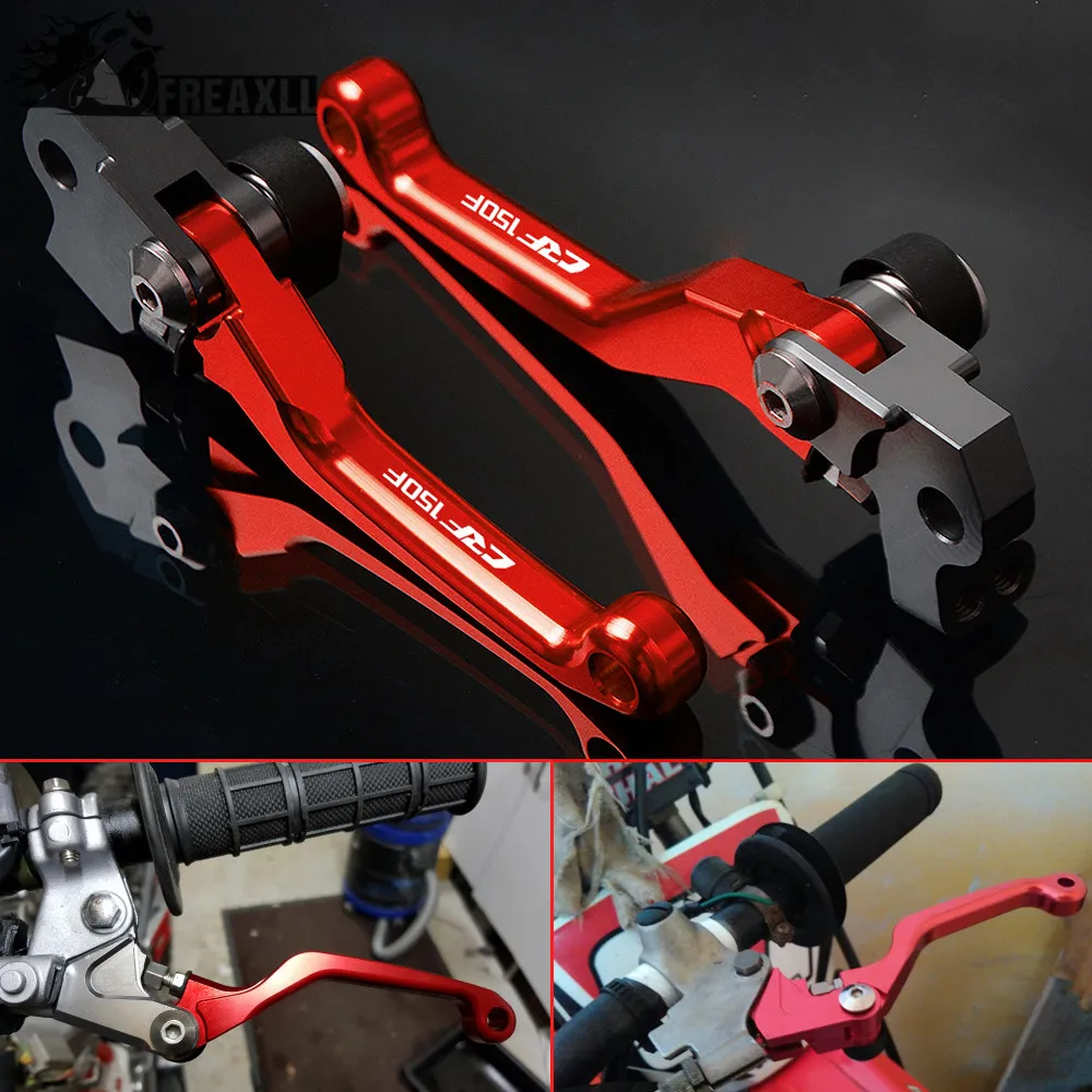 

CNC Motorbike Pivot Brake Clutch Levers Dirt Bike Lever Handles For Honda CRF150F CRF 150F CRF 150 F 2003 2014 2015 2016 2017