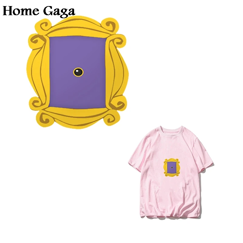 

Homegaga Friends tv show sofa funny heat press transfer sticker iron on patches patches clothes t shirt thermal transfer D1779