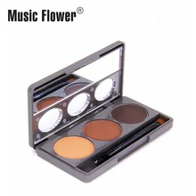 Макияж Music Flower 3 вида цветов Набор для бровей порошок не выцветает подводка для глаз Пудра для ремонта емкость водостойкая пудра