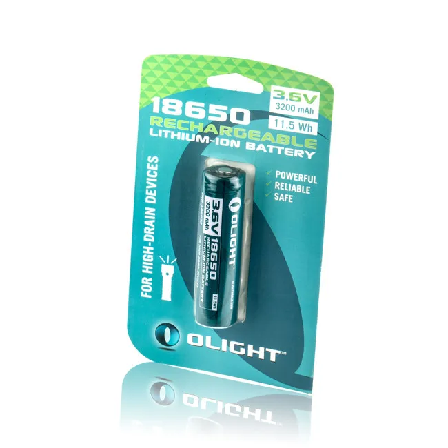 Olight ORB-186P32 3200mAh 18650 защищенная литий-ионная аккумуляторная батарея