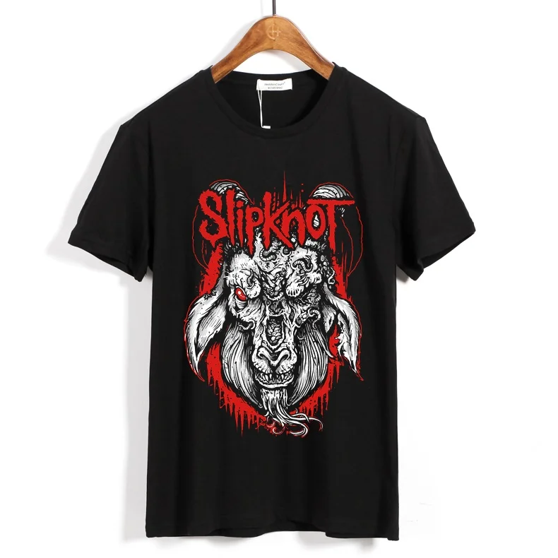 31 конструкций Harajuku 3D гексаграмма демон черного козла Slipknot рок брендовая рубашка Хардрок тяжелых металлов хлопок camiseta рокер Tee