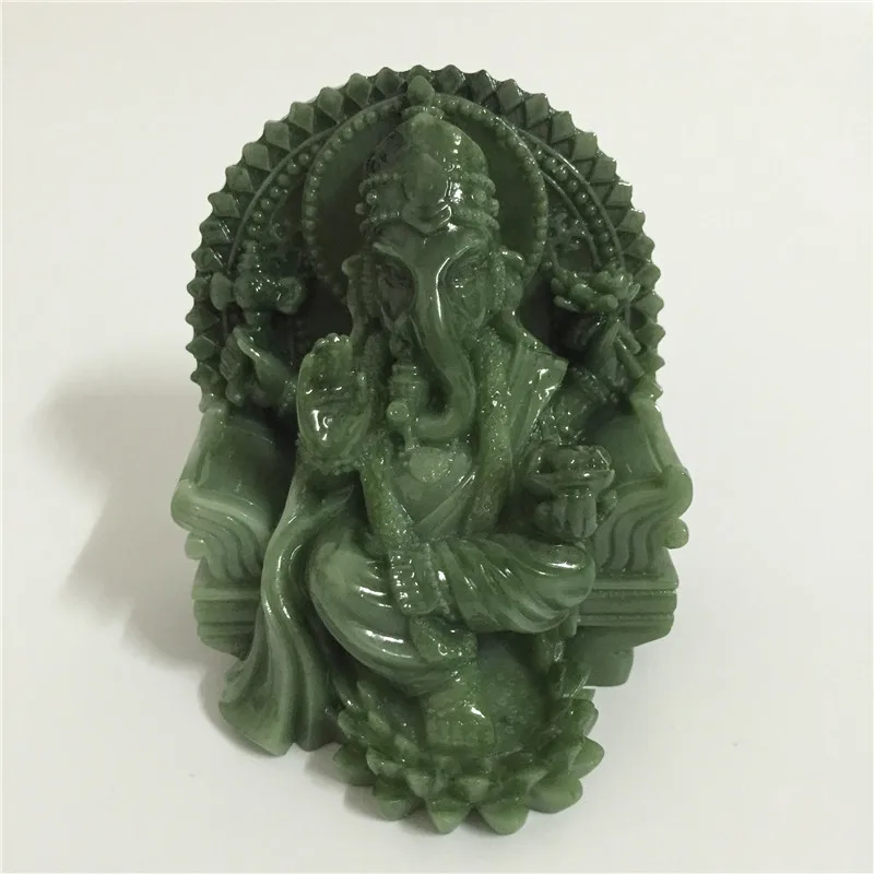 

Ganesha Statue Elephant God Buddha Sculpture Figurine Man-made Stone Carved Decorative Statues For Home Decoration Fengshui Gift