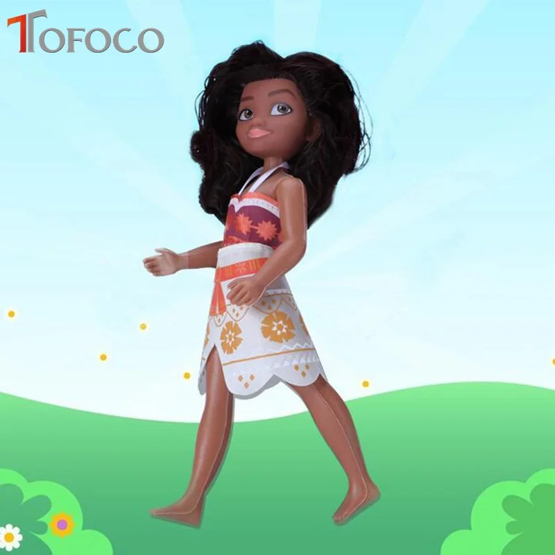 

TOFOCO 16/25cm Kawaii Movable Princess Moana Doll Model Toys With Box Movie Marble Plastic Vinyl Dolls Christmas Gift for Girls