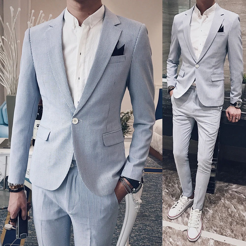 Рисунок 2 - Мужской приталенный костюм на одной пуговице