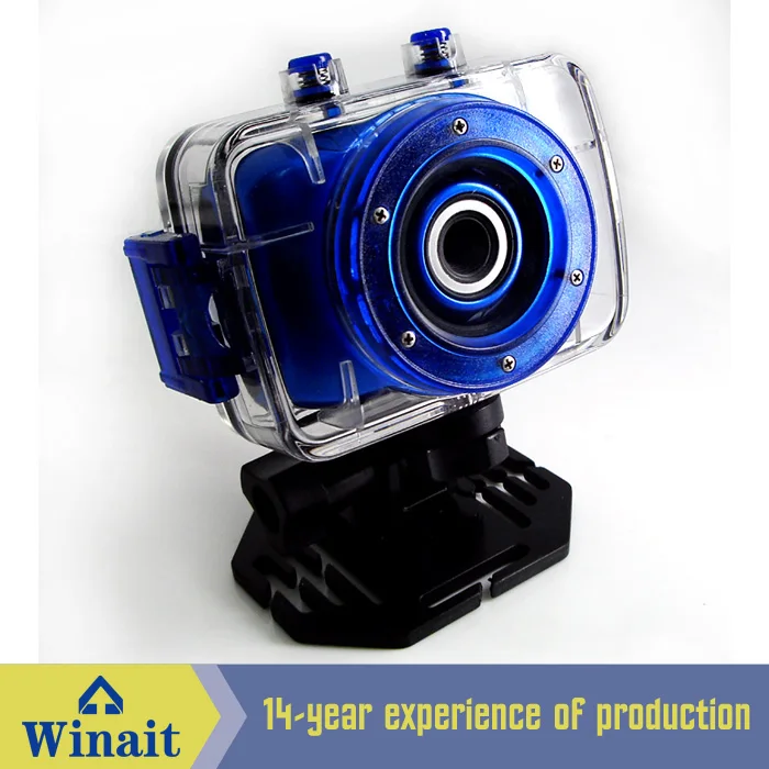 Лидер продаж 2017 winait перезаряжаемая литиевая батарея HD 720p Спортивная Экшн камера