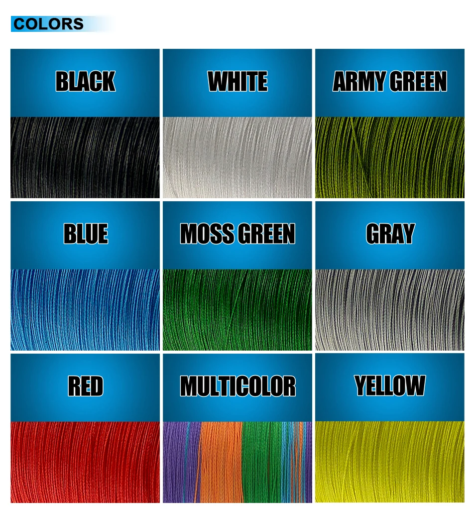 4 strands multifilament fishing line 500m 4 strand multifilament fishing line (4)