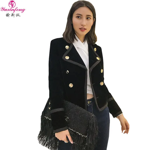 Aliexpress.com : Buy Yuxinfeng Spring Women Velvet Blazer