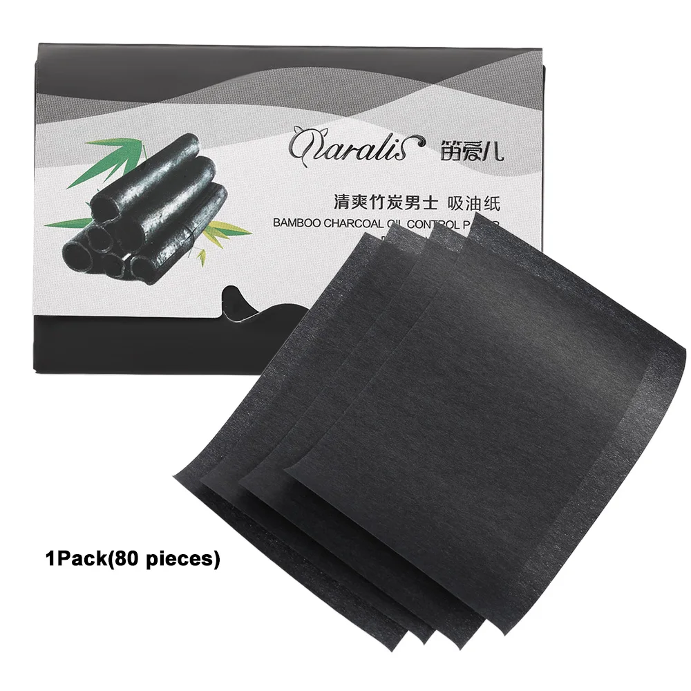 1 Pack 80 Pieces Facial Absorbent Paper Oil Absorbing Sheets Men's Face