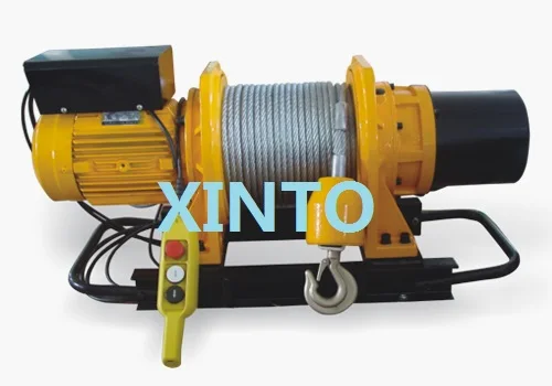 Electric Cable Winch Electric Hoist Lifting Hoist with 18 Meters Steel Wire Rope 250‑500KG 1020W 220V UK