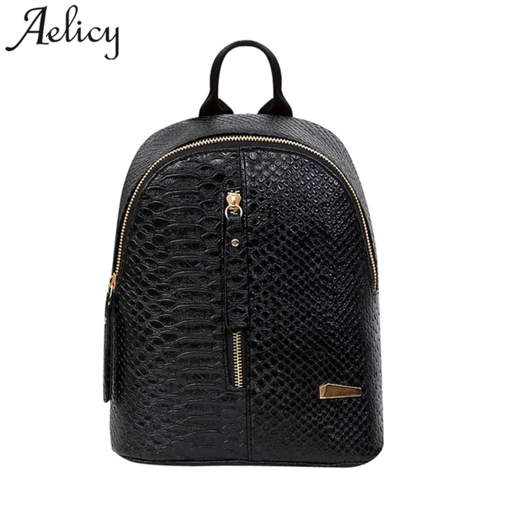 Женский мини рюкзак Aelicy из искусственной кожи в Корейском стиле|backpack school bag|fashion