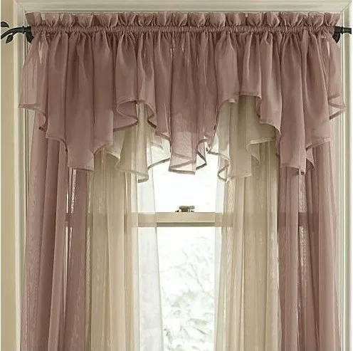 Patterned Slot Top Voile Curtains Patterned Slot Top Voile Curtains