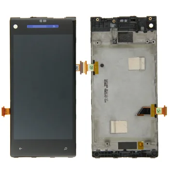 

LCD Screen and Digitizer Full Assembly with Frame for HTC 8X
