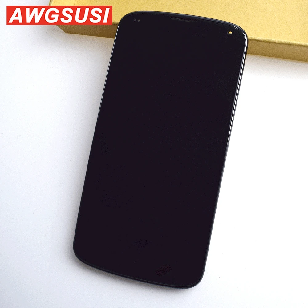 4 7 &quotдля LG E960 Google Nexus Сенсорный экран планшета Сенсор Стекло + ЖК-дисплей Дисплей