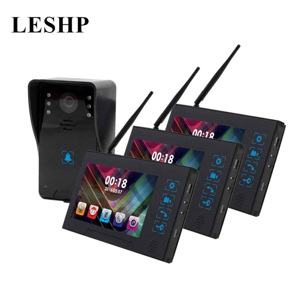 5V 7-Inch TFT Screen Wireless Visual Doorbell Infrared Night Vision Doorbell Video Intercom Door Phone Home Security 5V 7-Inch TFT Screen Wireless Visual Doorbell Infrared Night Vision Doorbell Video Intercom Door Phone Home Security