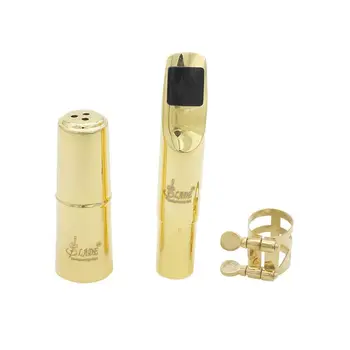 

SLADE Tenor Saxophone Gold plated Metal nozzle Mouthpiece for Jazz music