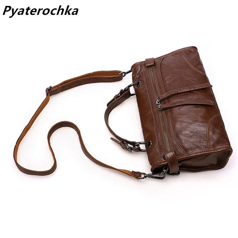

Pyaterochka Luxury Handbags Women Bags Designer 2018 Fashion Casual Shoulder Bag Genuine Leather High Quality Cheap Bao Bao Bag