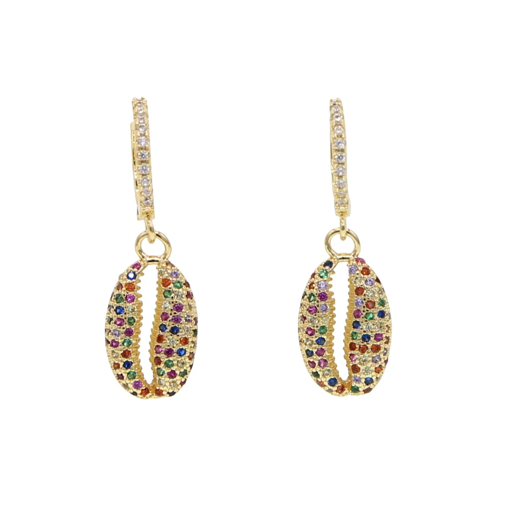 

2019 summer New Style Shell Metal Maxi dangle Earrings Women Beach Spring Summer Statement Earring Wedding Jewelry Punk