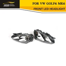 LHD левый привод PP Передняя светодиодная подсветка Солнечный свет фар автомобиля лампы для VW Golf6 mk6 2010-2013