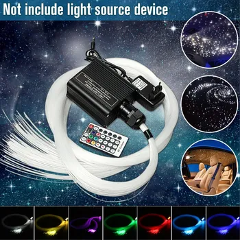 

300pcs Optic Fiber Lights RGB Twinkle LED Fiber Optic Star Ceiling Light 2m*0.75mm Optical Fiber Cable