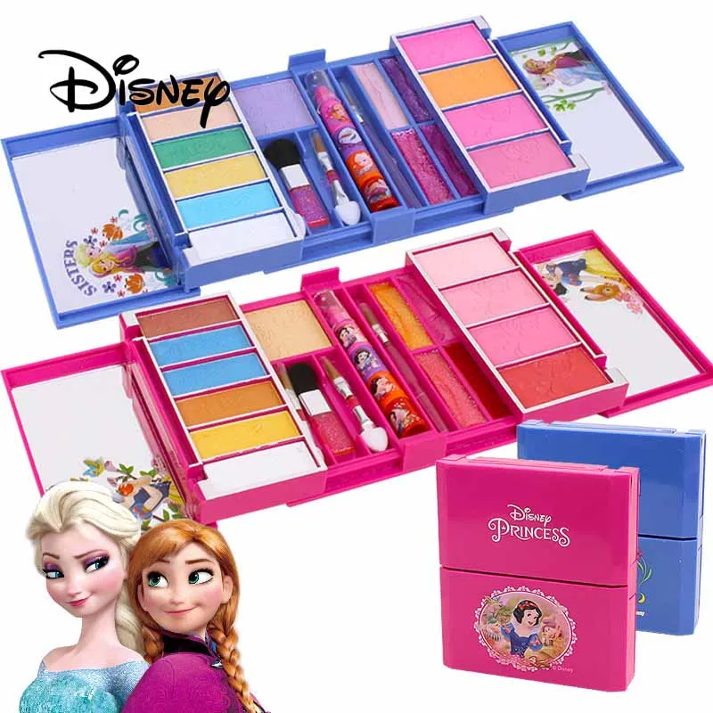 2018 Disney Children's Cosmetics Princess Makeup Box Set Frozen Girl Safety Toy Party Pretend Play Princess Toy Birthday Gift 2018 Disney Children's Cosmetics Princess Makeup Box Set Frozen Girl Safety Toy Party Pretend Play Princess Toy Birthday Gift