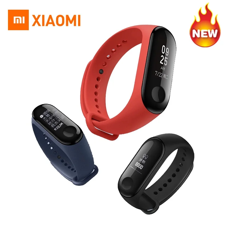 

IN STOCK ! Original Xiaomi Mi Band 3 miband 3 Smartband OLED display touchpad heart rate monitor Bluetooth Wristbands bracelet