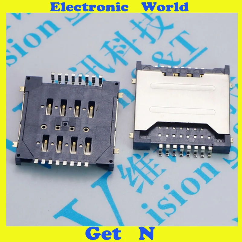200pcs Dual SIM Card Holder Tray Connector for Lenovo A780 A520 A580 S850E A690 A800 | Обустройство дома