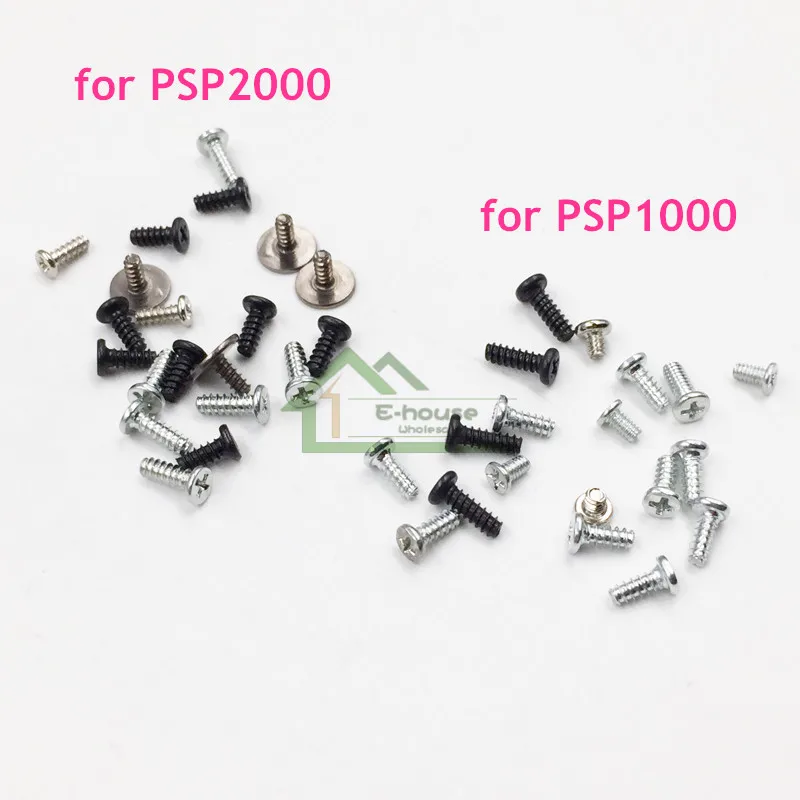 

5 set E-house for PSP1000 2000 Screws Set Full Set Replacement for PSP2000 PSP 1000 Game Console