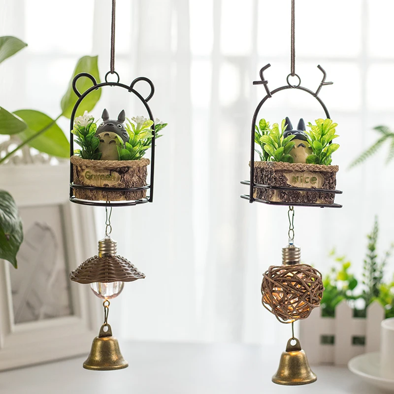 

Creative Night Light Wind Chimes Japanese Cute Girls Room Bedroom Door Bell Hanging Decoration Small Pure and Fresh and Gifts