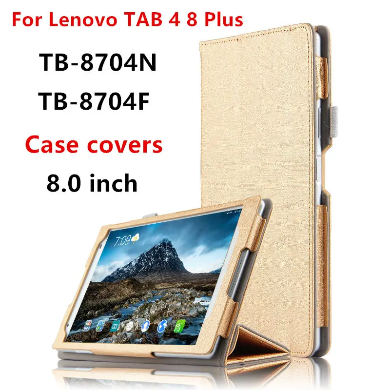 HUWEI чехол для Lenovo TAB 4 8 Plus защитный смарт из кожи Tab4 plus 0 &quotTB 8704F N Чехлы планшетов PU