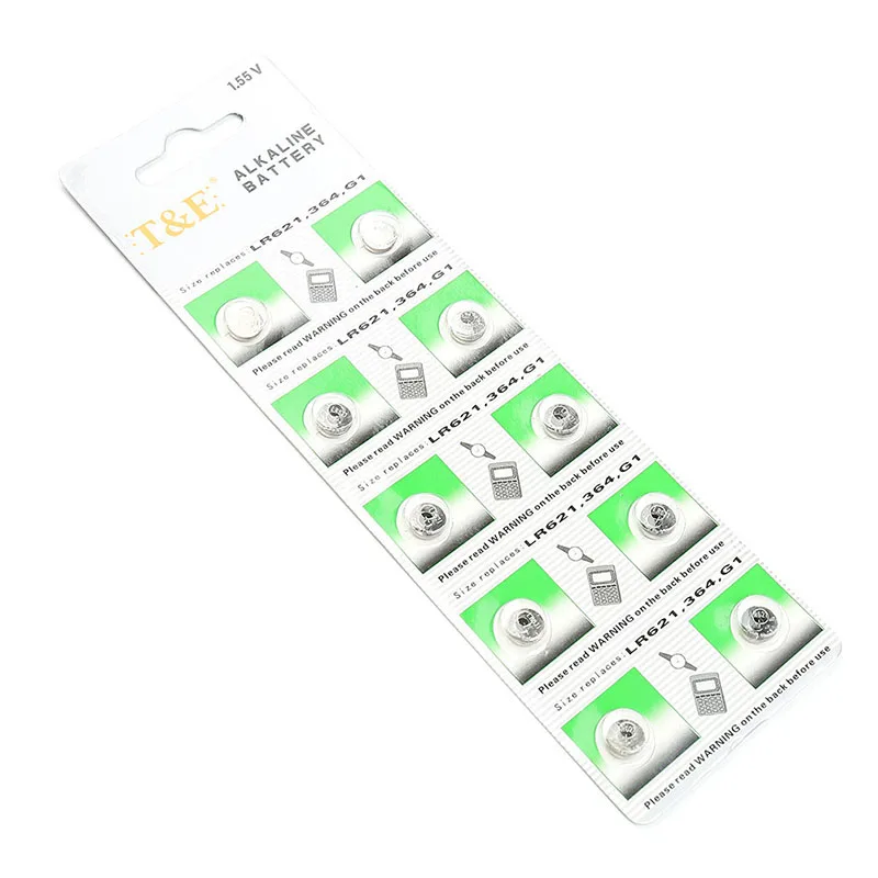 10 шт. AG1 часы батарея 364 SR621SW LR621 621 LR60 CX60 щелочные батареи Кнопка монет