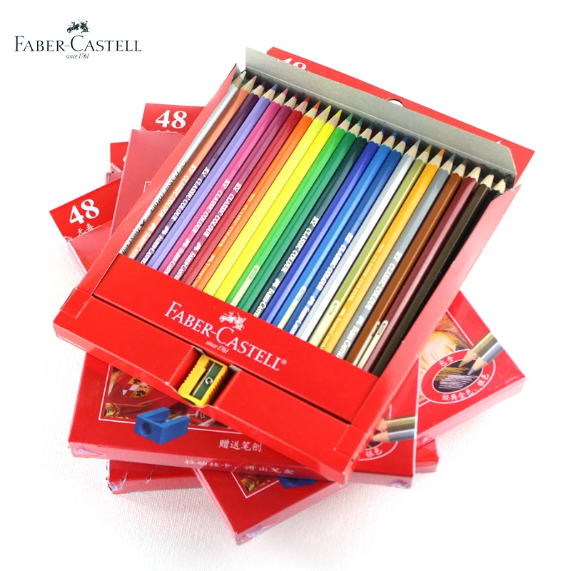 Faber Castell 48 Цвета масла Цветной карандаш высокое качество Германия импортировала