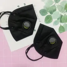 Одноразовые PM2.5 против загрязнений маска для полости рта 3 Слои Нетканая маска с фильтром однотонные маска для лица