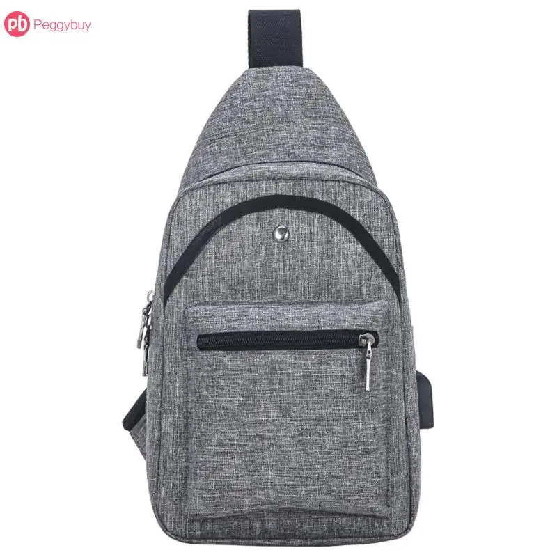 Teenager Casual Simple Fashion Sling Shoulder Crossbody Bags Male