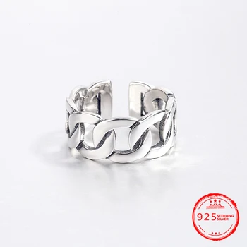 

Authentic 100% 925 Sterling Silver Rings Women Unique Twisted Shape Round Ring Wedding Band Fashion Jewelry Anniversary Gift