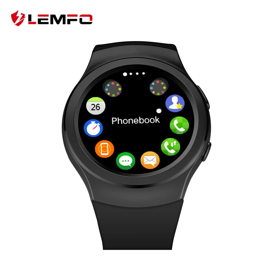 

LEMFO LF14 1.3 Inch Smart Watch Men Support SIM Card Bluetooth Heart Rate Monitor 350mah Battery Weather Forecast Smartwatch